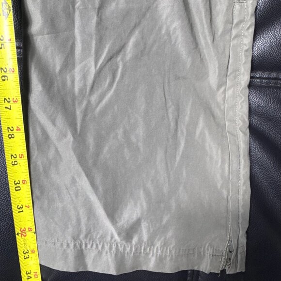 IZOD Men's Windbreaker Golf Pants Green Ankle Zipper Drawstring Active Size M - Picture 12 of 13